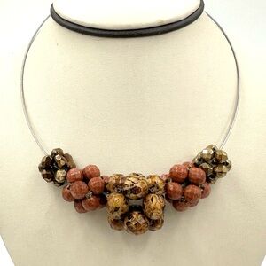 Valerie Hector Designs Dharma Bead Cable Necklace